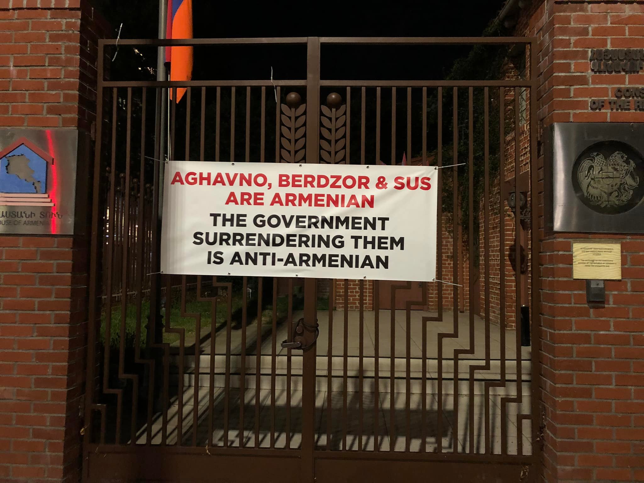 Protest and Sitin at Armenian Consulate in Los Angeles