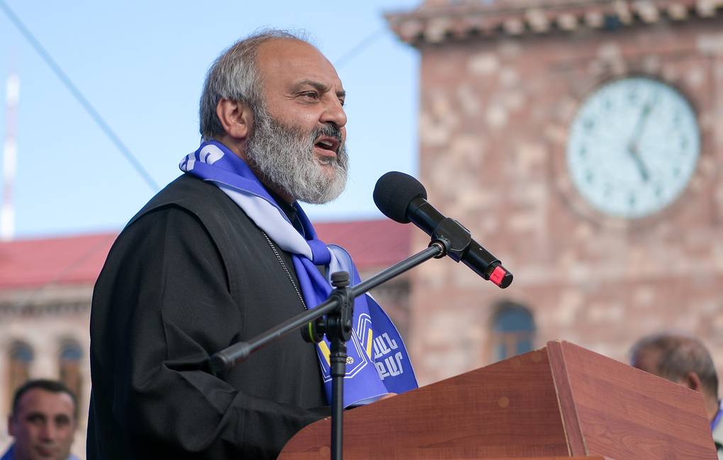 Massive Rally in Yerevan: Archbishop Galstanyan Leads Continued Call for Prime Minister Pashinyan’s Resignation