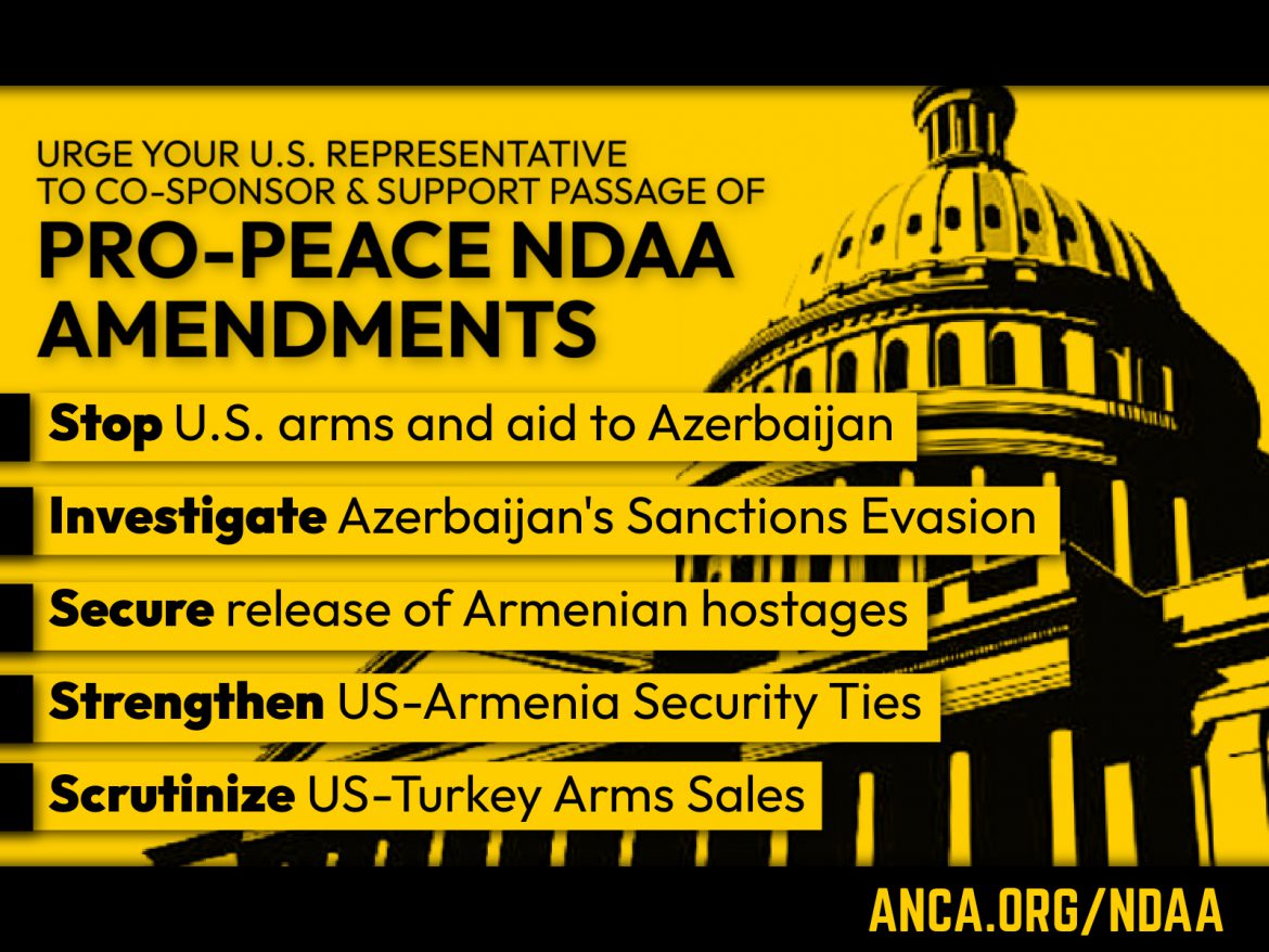 ANCA Backs NDAA Amendments to Hold Azerbaijan Accountable for Artsakh Genocide