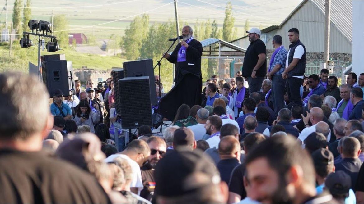 Archbishop Bagrat Galstanian Intensifies Campaign Against Pashinyan with Gegharkunik Visit