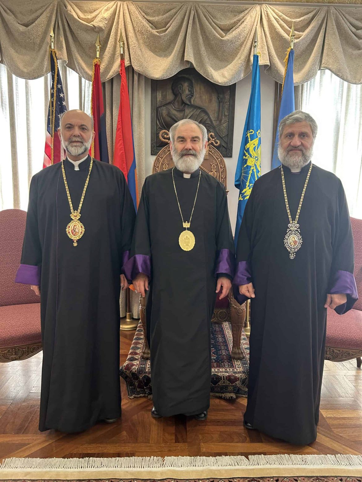 Archbishop Anoushavan Hosts North America Prelates Meeting