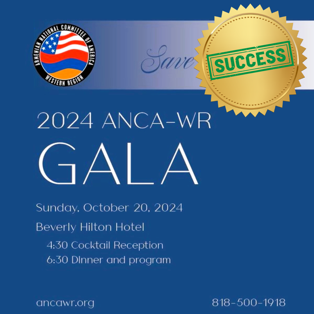 ANCA-WR 2024 Annual Gala Honors Advocates for the Armenian Cause