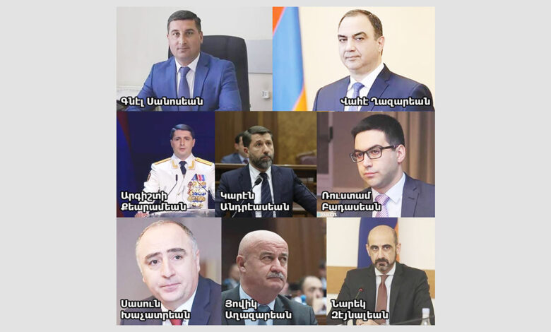 ՔՊի վերնախավի գզւրտոցների արդիւնքում՝ Փաշինեանի պահանջով մի շարք բարձրաստիճան պաշտօնեաներ ազատման դիմում են գրել