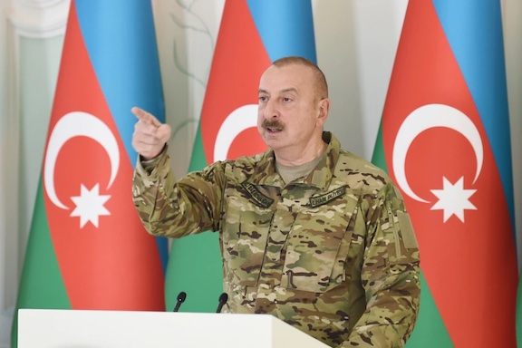 Aliyev Warns Armenia Against Rearmament