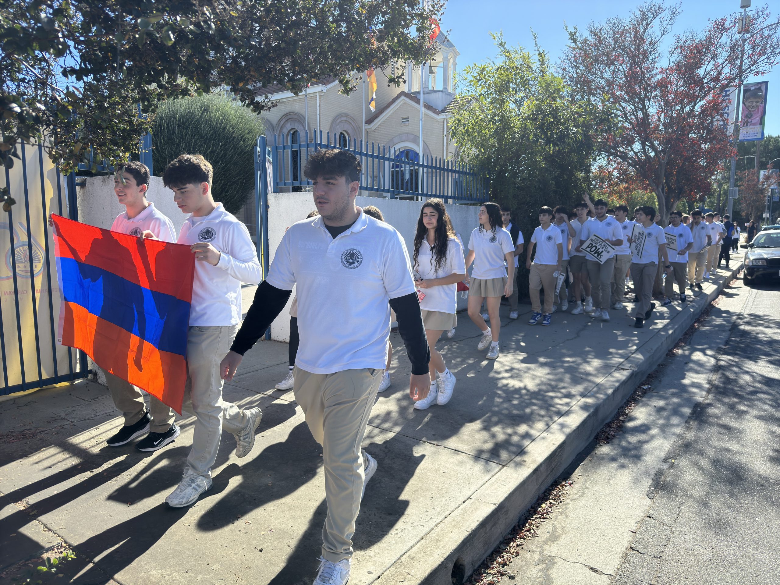 Over 500 Armenian-American Students March in Los Angeles Walk-A-Thon to Protest COP29 in Azerbaijan and Demand the End of the Illegal Detention of Armenian Prisoners of War