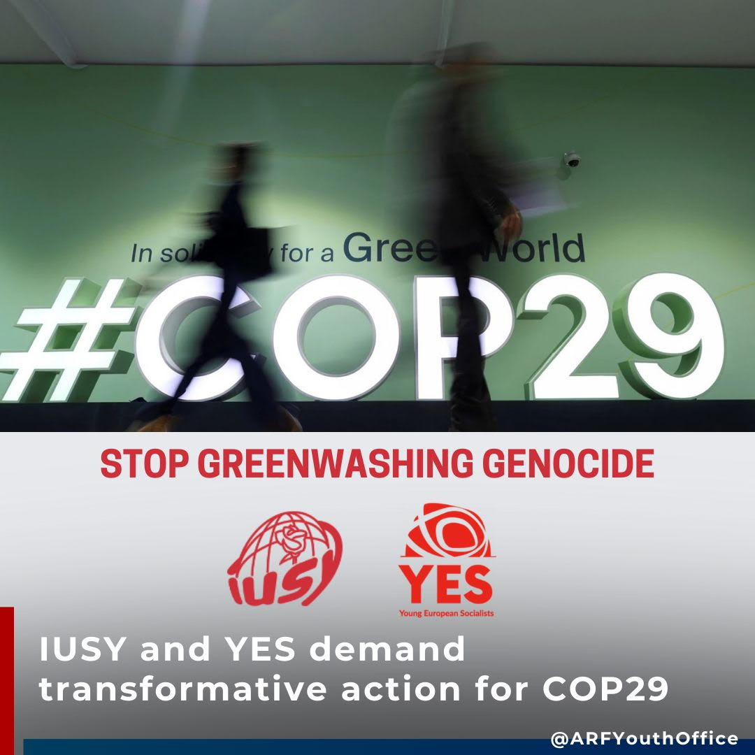 IUSY and YES demand transformative action for COP29