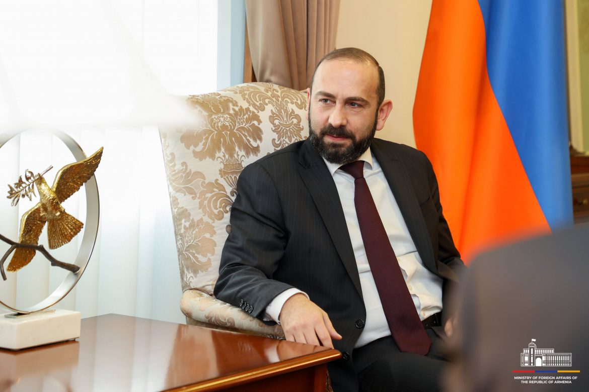 Armenia and the U.S. Poised to Sign Strategic Partnership Agreement, Says Mirzoyan