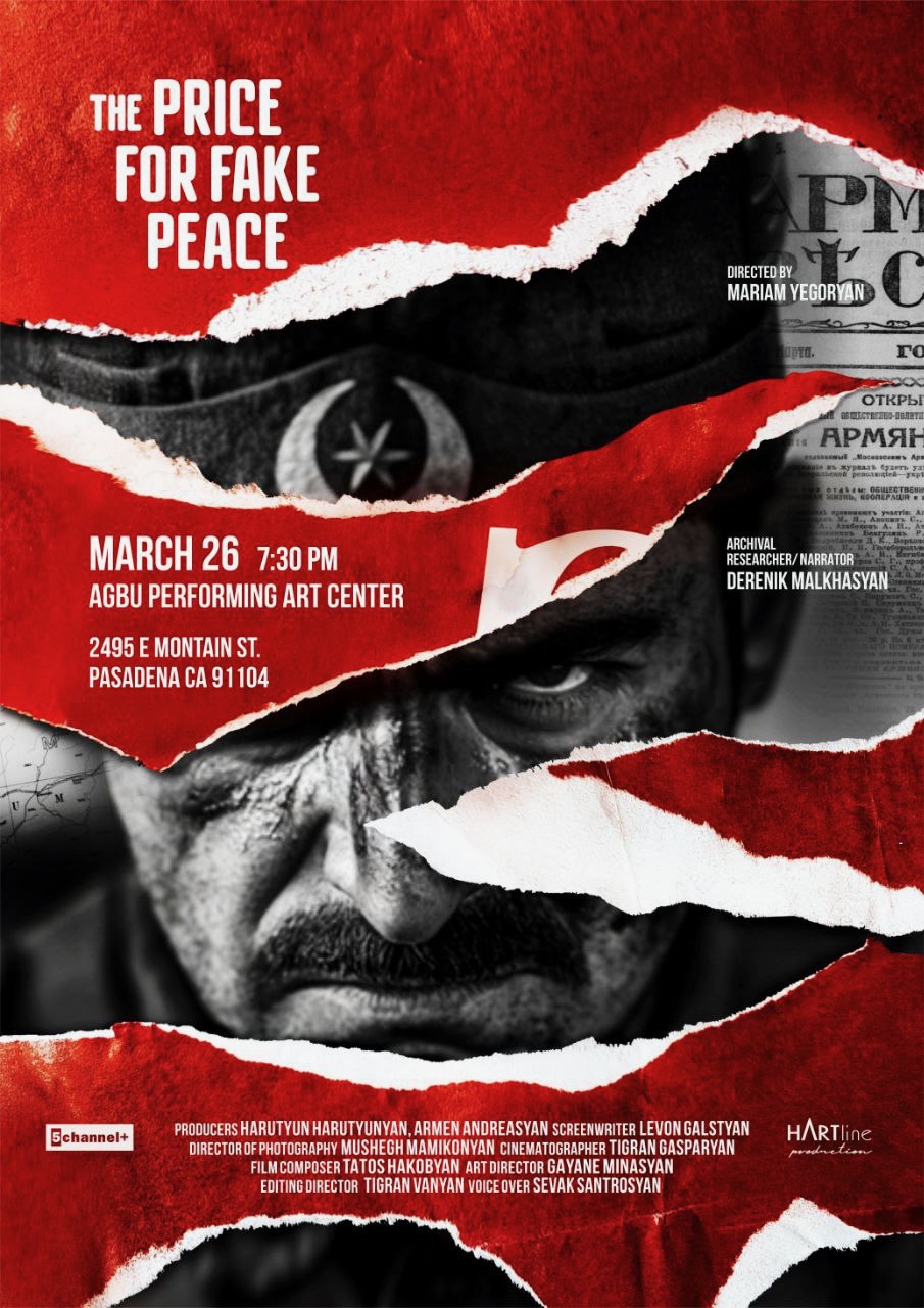 The Price for Fake Peace to Premiere at AGBU Performing Arts Center